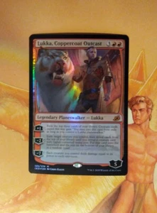 MTG Lukka Coppercoat Outcast Foil NM Pack Fresh Ikoria Magic the Gathering - Foto 1 di 4