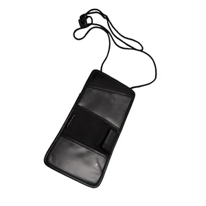 Portador de documentos Travelon negro con identificación, teléfono, bucle para bolígrafo, 5"x9" - usado en excelente estado- - Imagen 1 de 20
