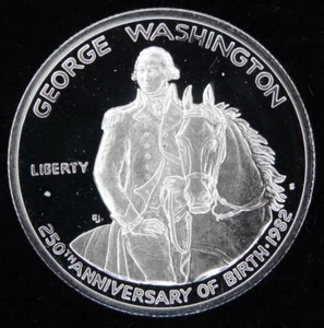 1982-S Proof George Washington Commemorative Half Dollar 50C 90% SIlver US Coin - Picture 1 of 4