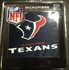 Official NFL Houston Texans Microfiber Cleaning Cloth Glasses NEW Free Shipping!