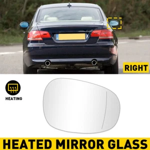 Right Side Mirror For 2009-2013 BMW E81 Heated Glass E90 E91 E92 325i 328i 335i - Picture 1 of 11