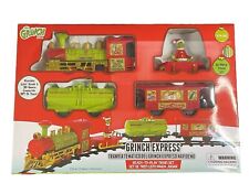 Dr. Seuss The Grinch Christmas Holiday Express Ready to Play Train Set 12 Piece