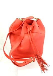 GiGi New York Jenn Lederkordelzug mit Quaste Mohnkiesel NEU - Bild 1 von 10