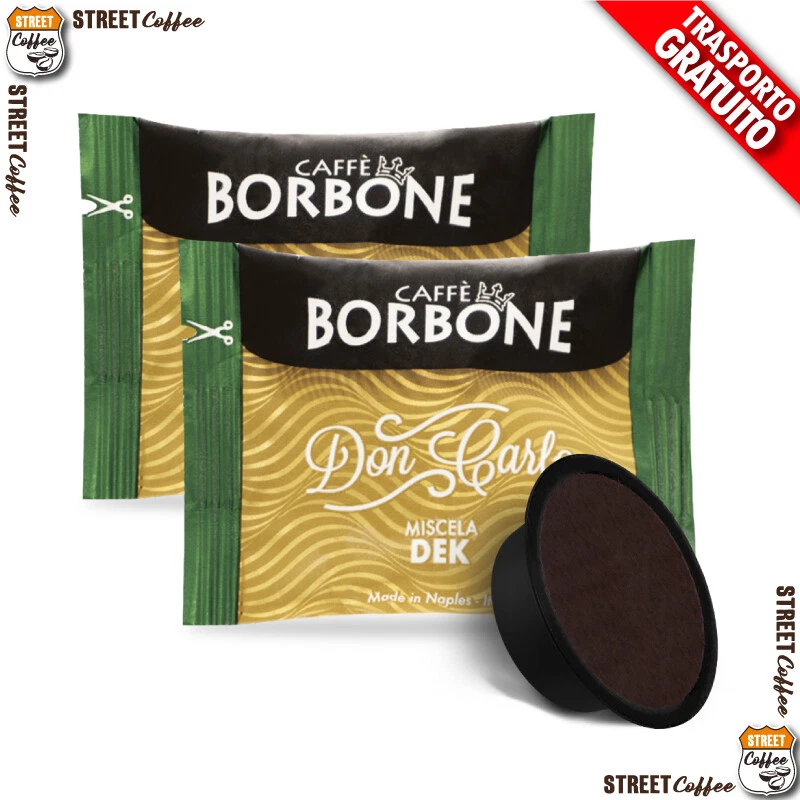 200 Capsule Caffè Borbone Don Carlo Decaffeinato Dek Lavazza a Modo Mio gratis - Immagine 1 di 1
