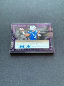 2024 Panini Black Instant Impact  Auto /50 Anthony Richardson Colts - Picture 1 of 2