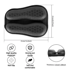 Universal Motorcycle Seat Cushion 3D Honeycomb Breathable Motorcycle Seat qrIYk - Picture 1 of 11