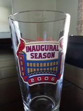 St. Louis Cardinals Baseball Inaugural Season New Busch Stadium Beer Glass