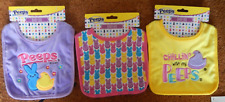 3 PEEPS Baby Bib Multicolor Bunny Yellow Chillin Purple w/ Chick NWT Easter 