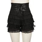 Retro Gothic Panties Steam Punk Lolita Ruffle Pants Lace Pumpkin Bloomer Shorts