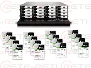 € 9665+IVA THECUS 256TB (16x16TB NEW Exos X18) N16850 Rack NAS 3.4GHz 16GB 2xPSU - Picture 1 of 3