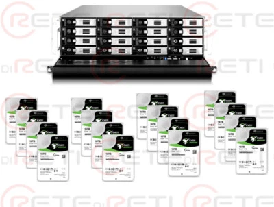 € 9665+IVA THECUS 256TB (16x16TB NEW Exos X18) N16850 Rack NAS 3.4GHz 16GB 2xPSU - Image 1 of 3