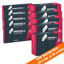 100 x Procell AA Mignon LR6 & 50 x AAA Micro LR03 Batterien 1,5V Intense Alkali