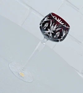 magnífico Tritschler Winterhalder & Co cristal de plomo romano vino romano rojo oscuro - Imagen 1 de 5