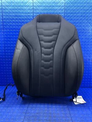 2019-2023 宝马 M850XI 原始设备制造商前左上座座座座垫晚蓝色皮革 — 第 1/4 张图片