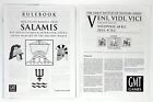 Gmt   Gboh Series Lot Of 2 Veni Vidi Vici And Salamis Complete Unpunched