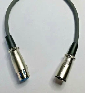 CAVO DMX 110 OHM DA 50 CM A 20 METRI XLR 3P MASCHIO FEMMINA EFFETTI LUCI GIFTECH - Imagen 1 de 2