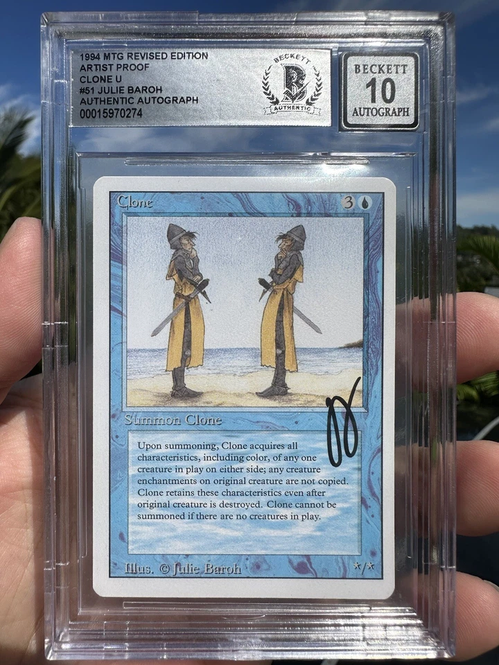 CLONE, ARTIST PROOF, REVISED, 1994 MTG, JULIE BAROH, BAS 10! - Image 1 of 3