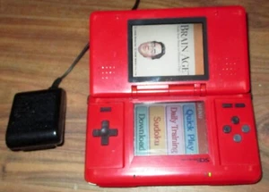 Nintendo DS Original Red System + Game - Picture 1 of 5