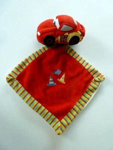 *. DISNEY CAR'S KUSCHELTIER PLÜSCHTIER MIT TASCHENTUCH ROT SCHWARZ GELB WEISS SEHR GUTER ZUSTAND - Bild 1 von 5