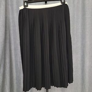 Calvin Klein Women's Pleated Skirt Black Size 10