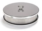 Mr. Gasket 1486 Easy-Flow Air Cleaner Assy Round Chrome Plated for 2/3/4 Barrel