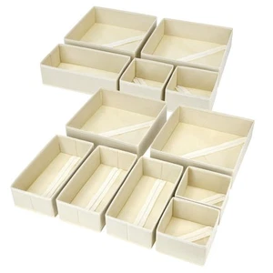 Drawer Organizer Clothes, 12 Pack Dresser Organizer, Foldable Closet Organize... - Picture 1 of 6