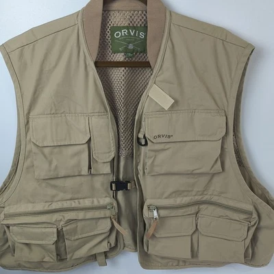 Chaleco de pesca con mosca Orvis para hombre XXL bolsillos con múltiples cremallera  Foto 1 de 4