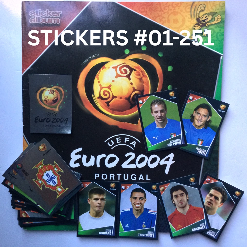 Pegatinas Panini UEFA EURO 2004 Portugal #01 - 251 elige para completar tu álbum Foto 1 de 1