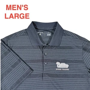 Antigua Philadelphia Phillies Frühling Training Polo Golf Shirt Herren Large schwarz - Bild 1 von 9