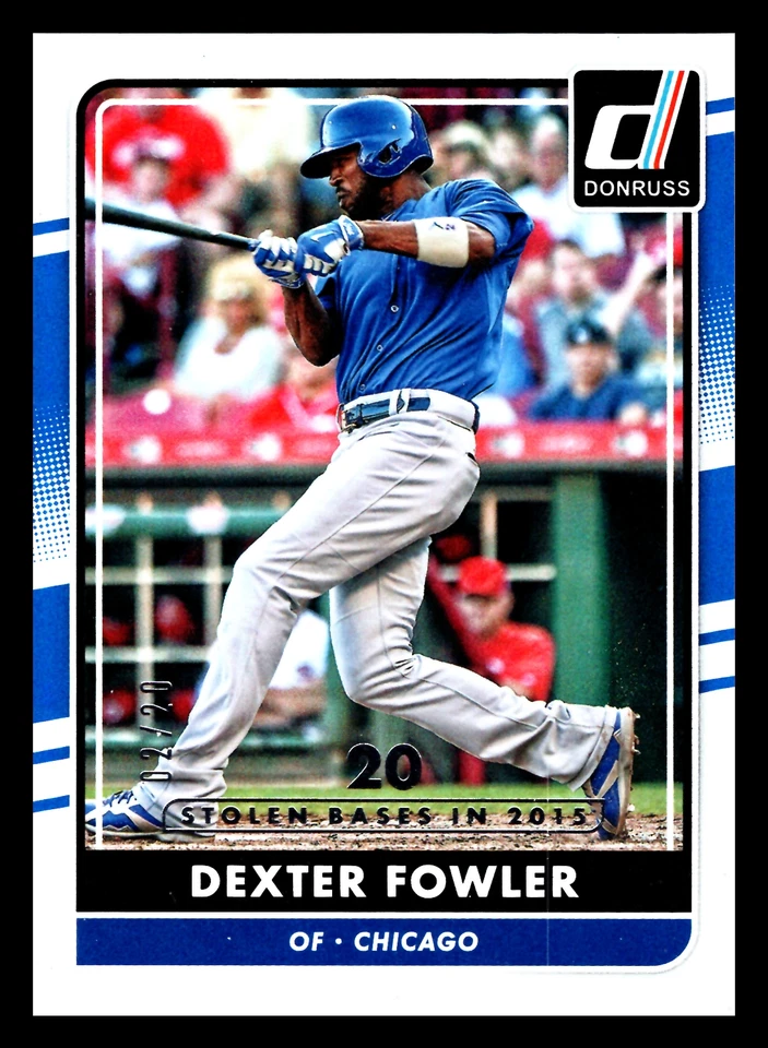 2016 Donruss Stat Line Season #114 Dexter Fowler /20 - Изображение 1 из 2