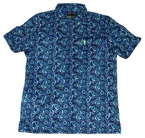 Bill William Murray Next Stop Performance All Over Print Golf Shirt Size Medium - Picture 1 of 6