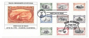 SCOTT 3209 TRANS-MISSISSIPPI FIRST DAY COVER WITH SHOW CANCEL - Picture 1 of 1