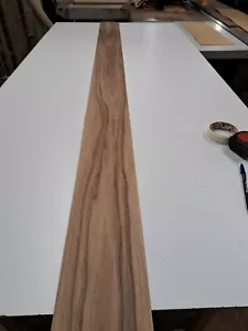 Amerikanisches Schwarznussholzfurnier - 1 Naturholzplatte - 2160 mm x 130 mm - Bild 1 von 6