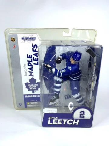 2004 McFarlane Toys "Brian Leetch - HOFer" Action Figure (NHL - Series 9) *New* Cover