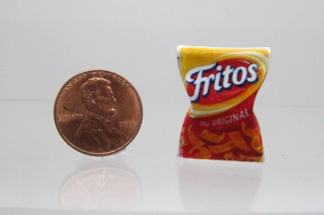 Casa de Muñecas Miniatura Detallada Réplica Fritos Bolso Original HR5099 Foto 1 de 1