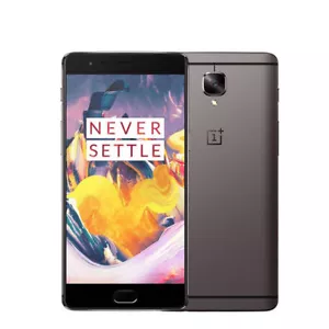 OnePlus 3T 64GB Gray 16MP 5.5" 6GB RAM Quad-core Android Phone by Fed-ex - Picture 1 of 2