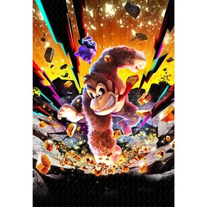 Póster arte Donkey Kong Bananza alta calidad 4x6 8x10 11x17 13x19 - Imagen 1 de 10