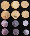 Slovenia 6 Coins Set 10, 20, 50 Stotinov & 1 ,2 ,5 Tolar UNC World Coins