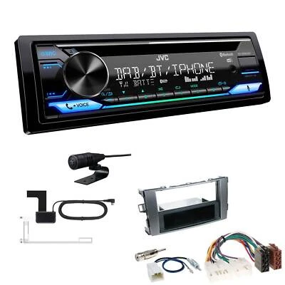 JVC KD-DB922BT Autoradio DAB+ Bluetooth für Toyota Auris anthrazit - Bild 1 von 4