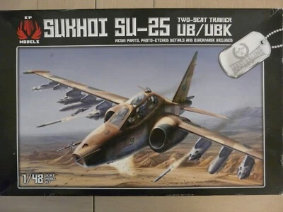Maquette Avion KP 1/48 Ref J 4861 Sukhoi Su-25 UB/UBK two seat trainer résine + - Photo 1/4