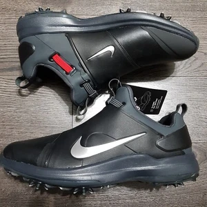 NIKE Tour Premiere Fast Fit Golf Shoes Mens 10.5 Black Silver Brooks Koepka - Picture 1 of 5