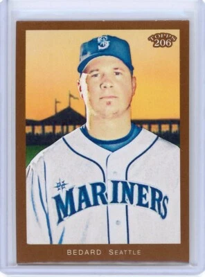 2009 TOPPS T-206 BRONZE ERIK BEDARD THICK STOCK #35 MARINERS - Image 1 of 2