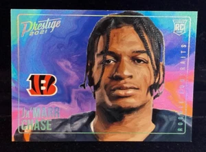 🔥2021 PRESTIGE JA'MARR CHASE ROOKIE PORTRAIT CANVAS CASE HIT SSP BENGALS RC🔥 - Bild 1 von 2