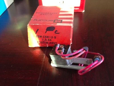 Nuevo de Lote Antiguo 1958 Mercury Neutral Interruptor de Seguridad FEW-15812-B MONTCLAIR MEDALIST MONTEREY Foto 1 de 2