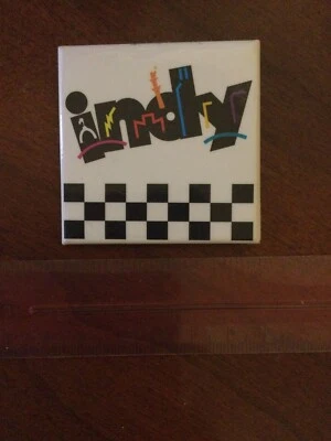 Vintage 1980s Indy Indianapolis 500 Pin Pinback Badge Button - Image 1 of 2