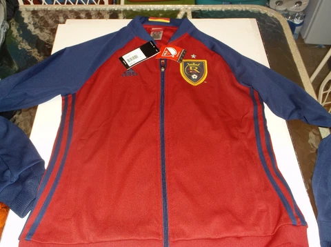 Real Salt Lake MLS Team apparel Anthem Jacket  by Adidas M Cover