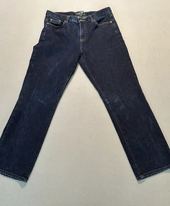 LRL Lauren Ralph Lauren Jeans Womens Black Jeans Size 10 Classic Straight - Picture 1 of 10