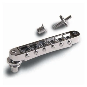 Gibson Les Paul Guitar Bridge Nashville Tune-o-matic Bridge Nickel PBBR-045 - Picture 1 of 2