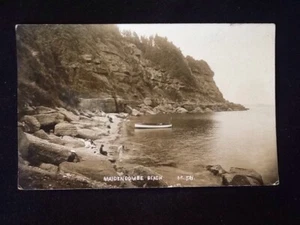 RPPC c1926 Maidencombe Beach, Torquay, Devon, Eng.Vintage Real Photo Postcard - Picture 1 of 2