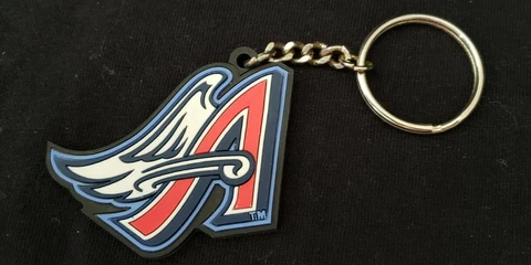 Anaheim Angels Rubber Keychain Cover
